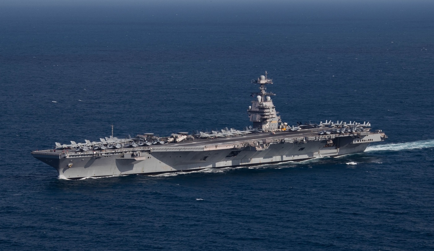 US ਦੇ ਪ੍ਰਮਾਣੂ ਜੰਗੀ ਜਹਾਜ਼ USS ਗੇਰਾਲਡ ''ਚ ਲੱਗੀ ਅੱਗ, ਈਰਾਨ ''ਤੇ ਹਮਲੇ ਲਈ ਬਤੌਰ ਬੇਸ ਹੋ ਰਹੀ ਵਰਤੋਂ