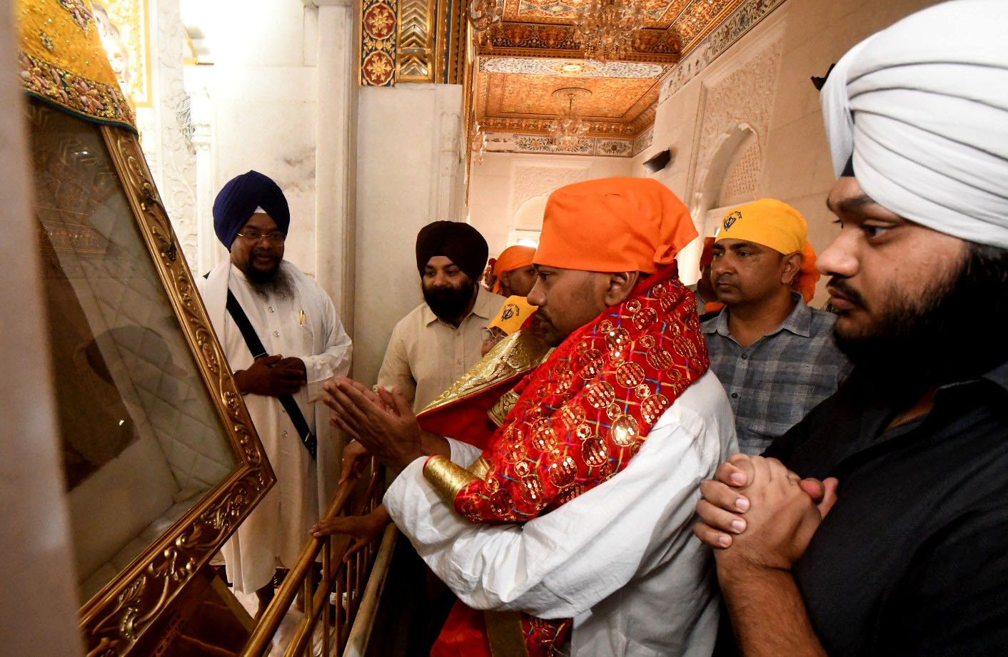 ਬਿਹਾਰ ਦੇ CM ਨਿਤੀਸ਼ ਕੁਮਾਰ ਦੇ ਪੁੱਤਰ ਨਿਸ਼ਾਂਤ ਕੁਮਾਰ ਤਖ਼ਤ ਸ੍ਰੀ ਪਟਨਾ ਸਾਹਿਬ ਨਤਮਸਤਕ