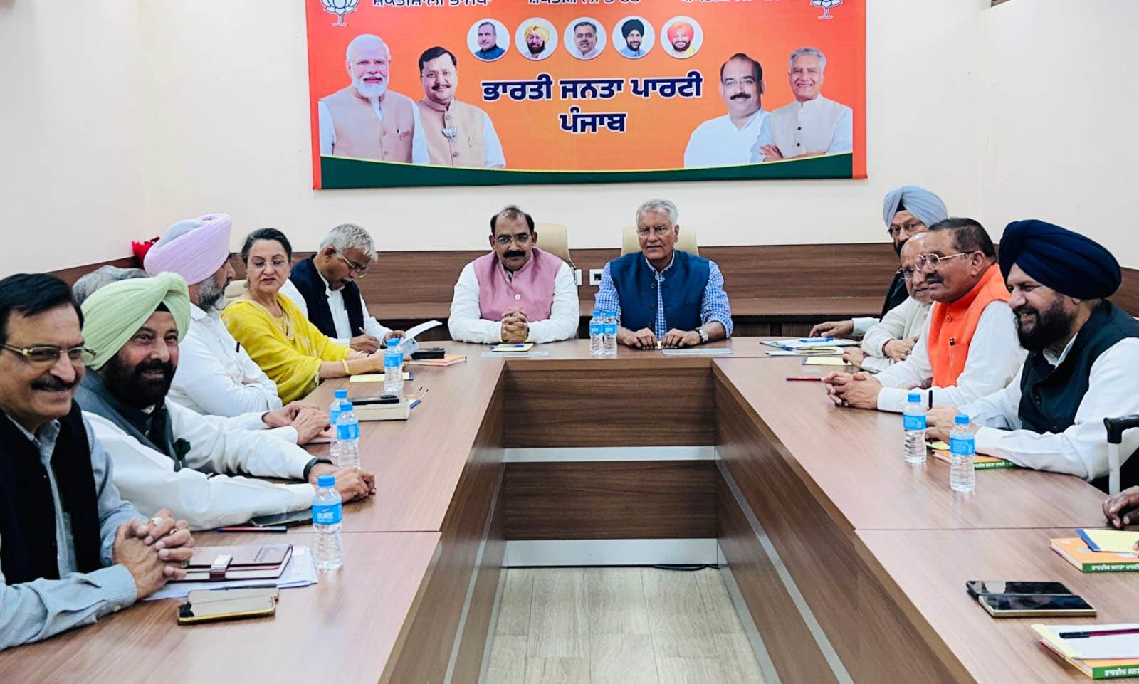 ਮੋਗਾ ਦੀ “ਬਦਲਾਵ ਰੈਲੀ” ਸਬੰਧੀ ਭਾਜਪਾ ਪੰਜਾਬ ਦੀ ਕੋਰ ਕਮੇਟੀ ਦੀ ਅਹਿਮ ਮੀਟਿੰਗ