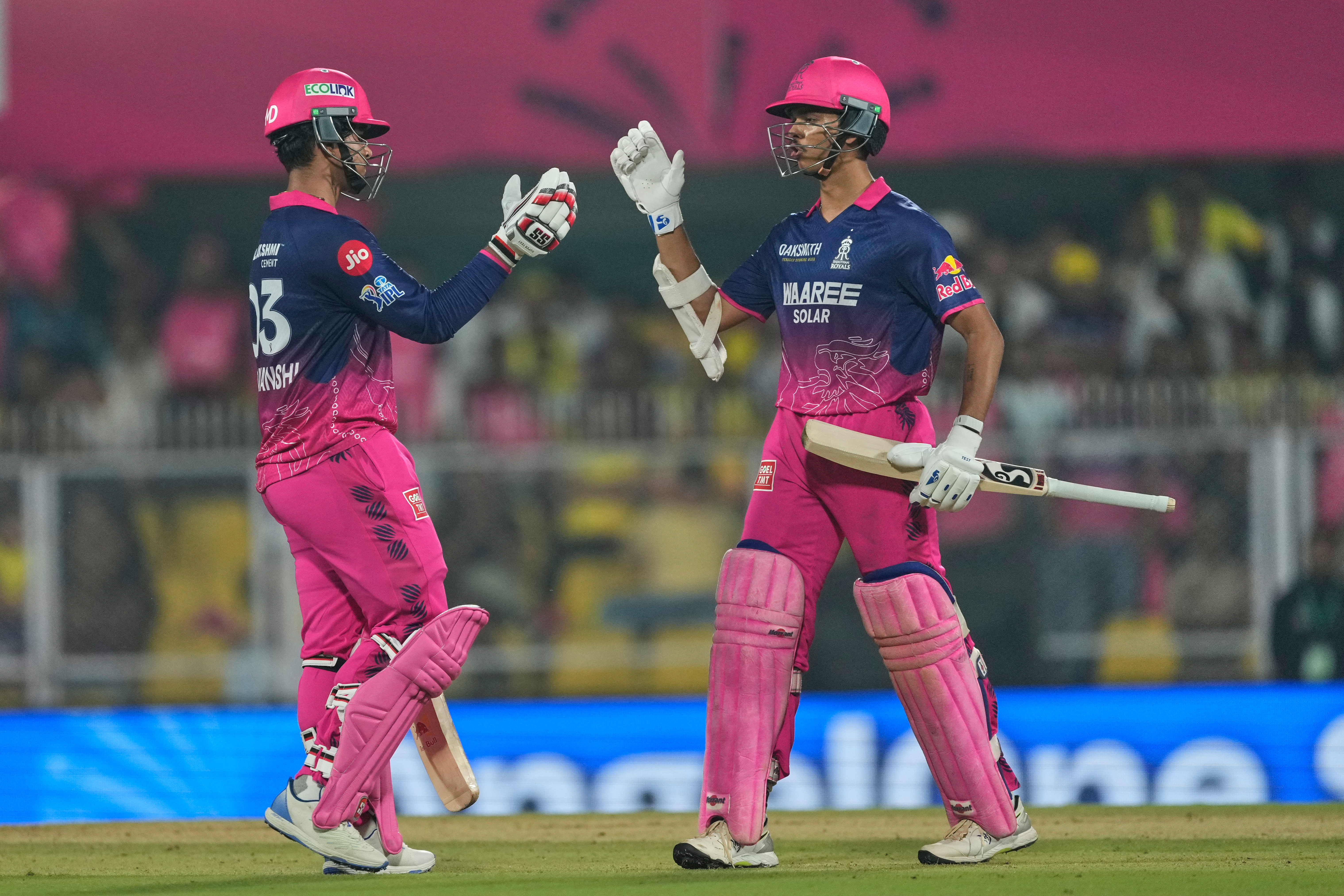 ਰਾਜਸਥਾਨ ਰਾਇਲਜ਼ ਨੇ ਚੇਨਈ ਨੂੰ 8 ਵਿਕਟਾਂ ਨਾਲ ਹਰਾਇਆ, ਵੈਭਵ ਸੂਰਿਆਵੰਸ਼ੀ ਨੇ ਜੜਿਆ ਤੂਫ਼ਾਨੀ ਅਰਧ ਸੈਂਕੜਾ