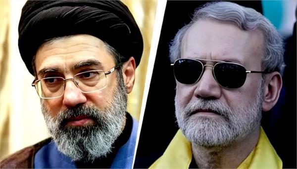 mojtaba khamenei threatens on larijani death