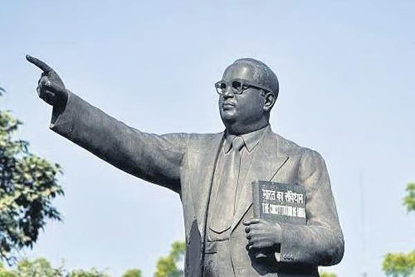 miscreants damage dr  ambedkar  s statue