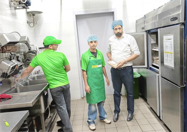 health department team took 17 samples of food and drink items