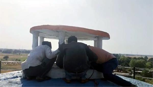 outcry over finding of skeleton in water tank