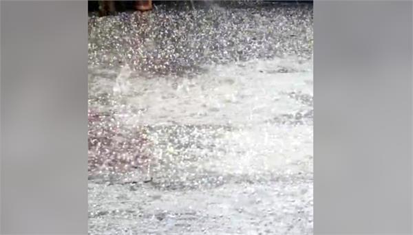 farmers   faces withered once again due to unseasonal rain and hail