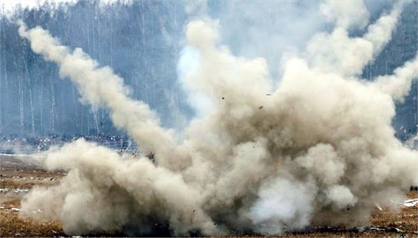 landmine blast near line of control in poonch