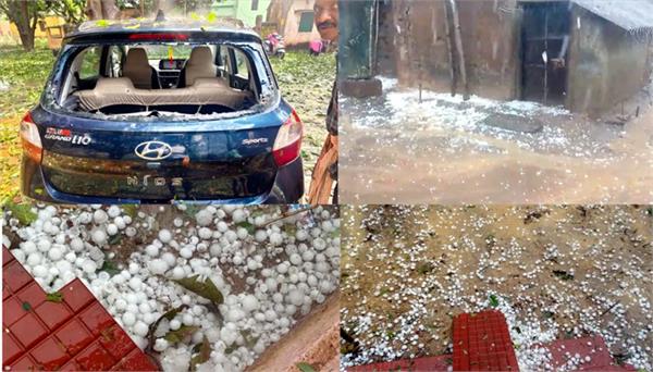 hailstorm causes massive destruction