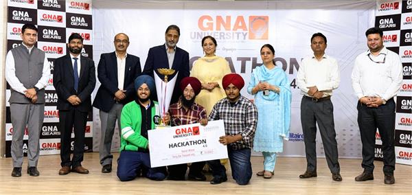 hackathon 4 0   successfully organized at gna university