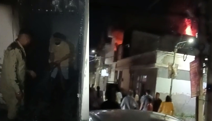 ਮੰਦਰ ’ਚ ਜਗਦੀ ਜੋਤ ਤੋਂ ਘਰ ਨੂੰ ਲੱਗੀ ਅੱਗ, ਲੱਖਾਂ ਦਾ ਨੁਕਸਾਨ
