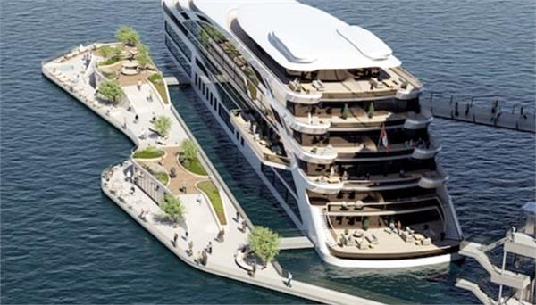 approval for construction of floating hotel in the sea