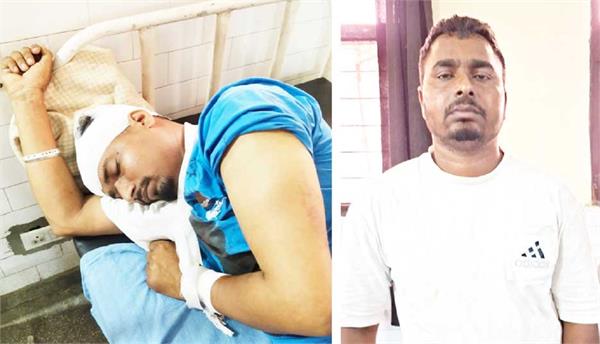 grocery shopkeeper attacked with machetes