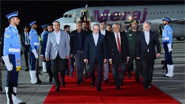 iranian foreign minister arrives in islamabad