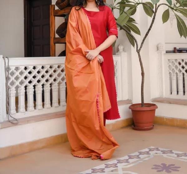indian fashion  contrast dupattas  indian women
