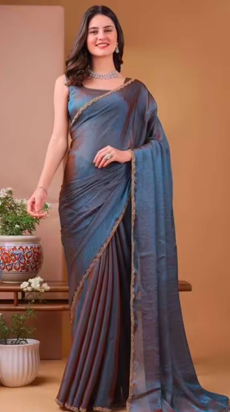 ਟੂ-ਟੋਨ ਸ਼ਿਮਰੀ ਸਾੜ੍ਹੀ ਬਣੀ ਮੁਟਿਆਰਾਂ ਦੀ ਨਵੀਂ ਪਸੰਦ