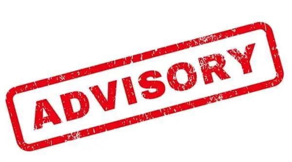 dengue and chikungunya advisory issued