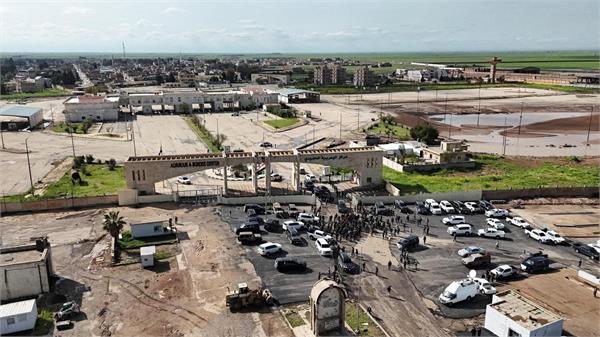 iraq syria border route opened