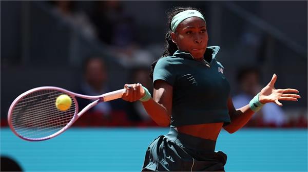 coco gauff reaches fourth round of madrid open