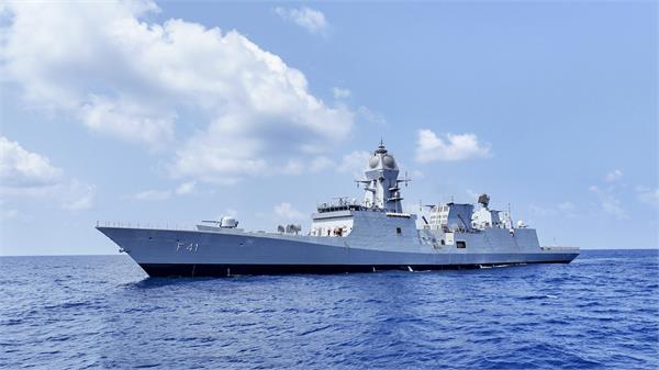 rajnath singh warship ins taragiri navy