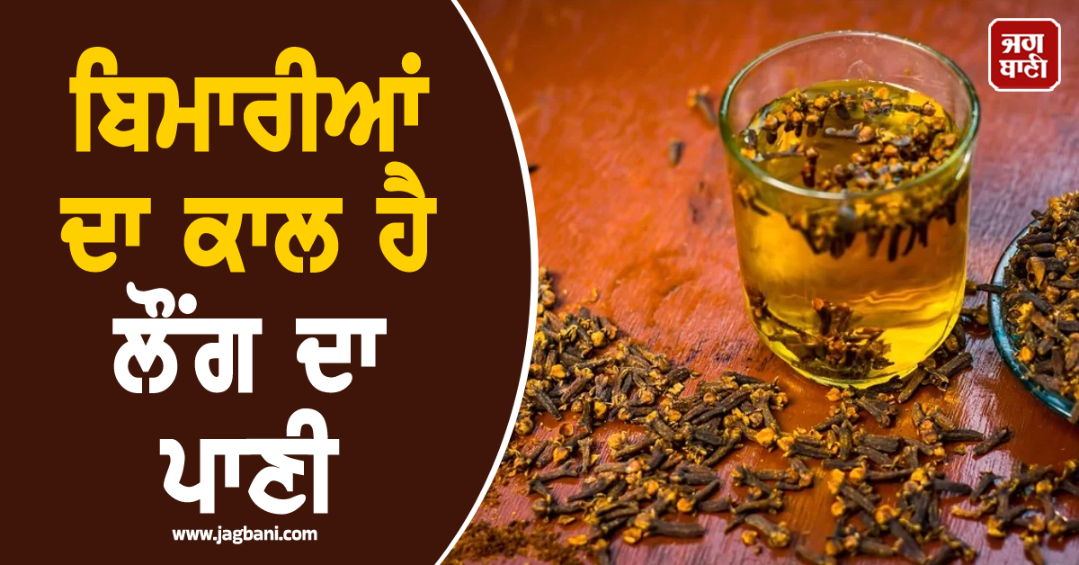 ਕਿਸੇ ਚਮਤਕਾਰ ਤੋਂ ਘੱਟ ਨਹੀਂ 'ਲੌਂਗ ਦਾ ਪਾਣੀ'! ਜਾਣੋ ਲਓ ਇਸ ਦੇ ਹੈਰਾਨੀਜਨਕ ਫਾਇਦੇ