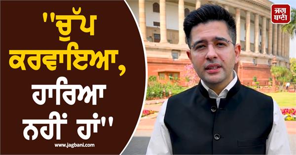 raghav chadha deputy leader rajya sabha video mp