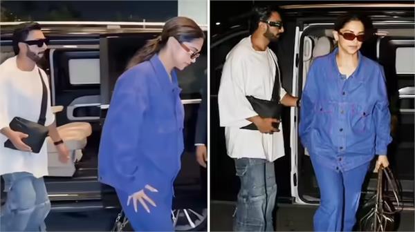 ranveer singh turns protective of mommy to be deepika padukone at airport