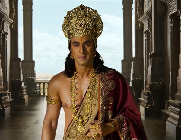 ramayana teaser  ranbir kapoor looks majestic as lord rama