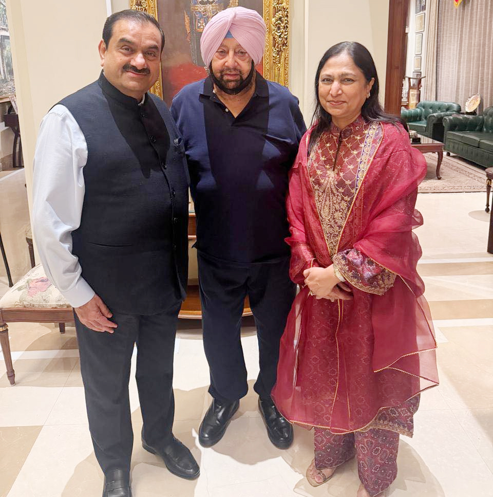 ਕੈਪਟਨ ਅਮਰਿੰਦਰ ਸਿੰਘ ਨੇ ਗੌਤਮ ਅਡਾਨੀ ਦੀ ਕੀਤੀ ਸ਼ਲਾਘਾ; ਕਿਹਾ- ''ਦੇਸ਼ ਨੂੰ ਅਜਿਹੇ ਲੋਕਾਂ ਦੀ ਲੋੜ''