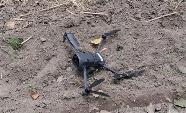 small drone found in afghan fields of wazirpur afghan village in border area