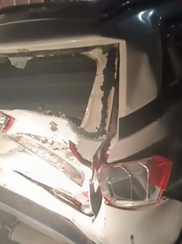 speeding truck wreaks havoc in jalandhar 4 cars damaged