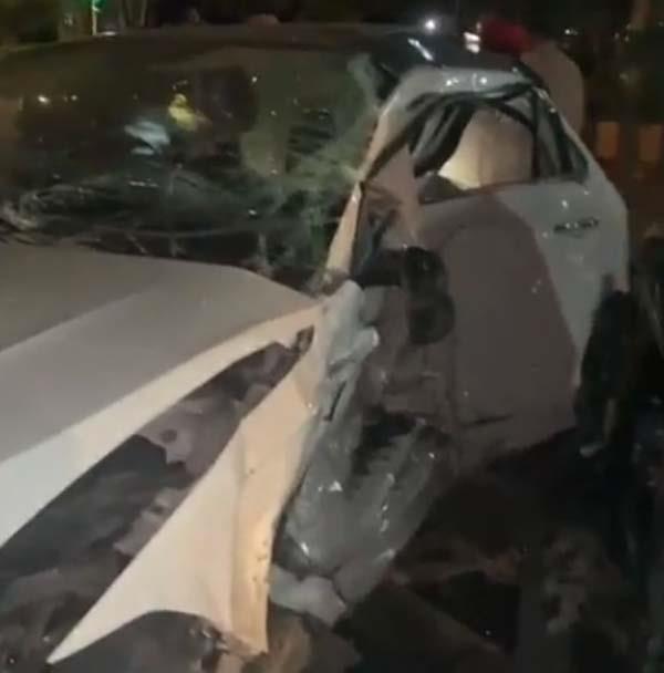 airbags deploy in violent two car collision in jalandhar   two women injured