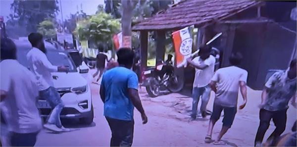 west bengal  assembly elections  humayun kabir  car  attack