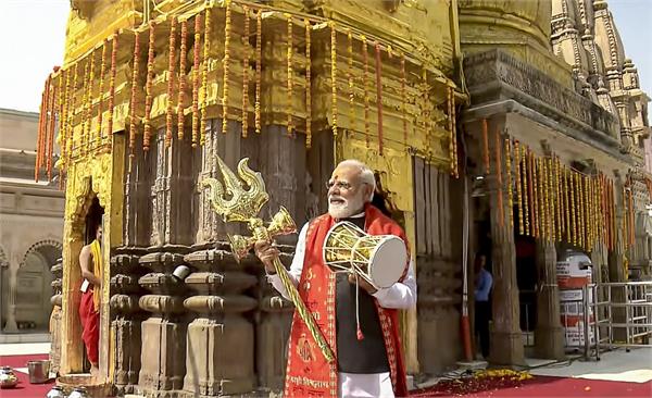narendra modi  kashi  trishul  damru  bjp  prime minister