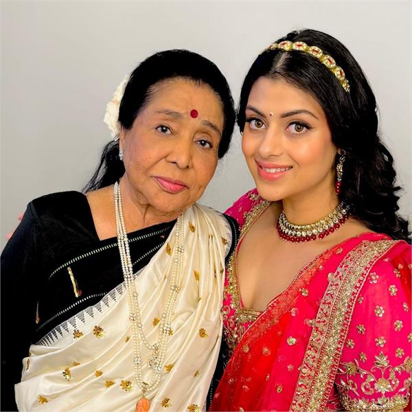 late asha bhosle  s granddaughter zanai bhosle