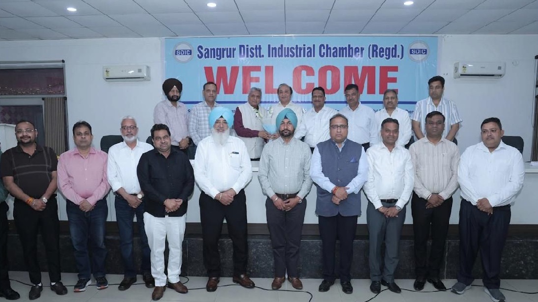 ਸਜੀਵ ਸੂਦ ਸਰਬਸੰਮਤੀ ਨਾਲ ਬਣੇ ਸੰਗਰੂਰ ਜ਼ਿਲ੍ਹਾ ਇੰਡਸਟਰੀ ਚੈਂਬਰ ਦੇ ਪ੍ਰਧਾਨ