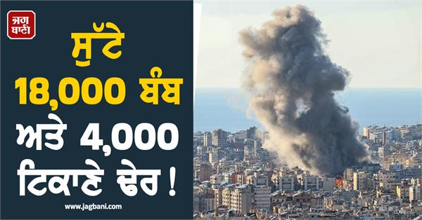 18 000 bombs dropped and 4 000 targets destroyed 