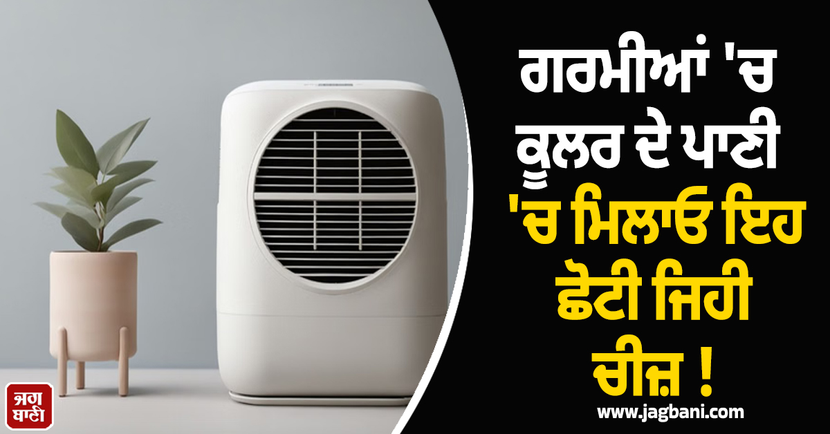 ਗਰਮੀਆਂ 'ਚ ਕੂਲਰ ਦੇ ਪਾਣੀ 'ਚ ਮਿਲਾਓ ਇਹ ਛੋਟੀ ਜਿਹੀ ਚੀਜ਼ ! ਠੰਡਕ ਦੇ ਨਾਲ-ਨਾਲ ਹੋਣਗੇ ਬੇਮਿਸਾਲ ਫਾਇਦੇ