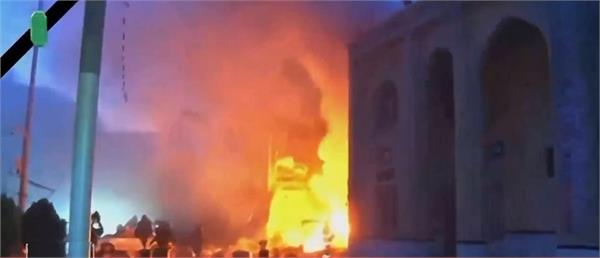 airstrike on shia mosque in zanjan city