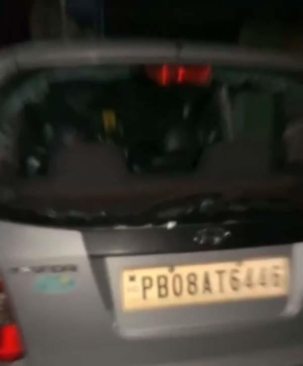 car vandalized in neighborhood in jalandhar then hungama