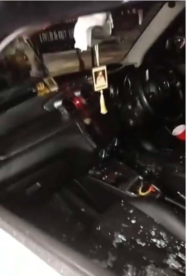 attackers smash car windows in jalandhar