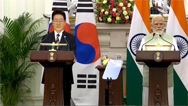 important talks between pm modi and president lee jae myung