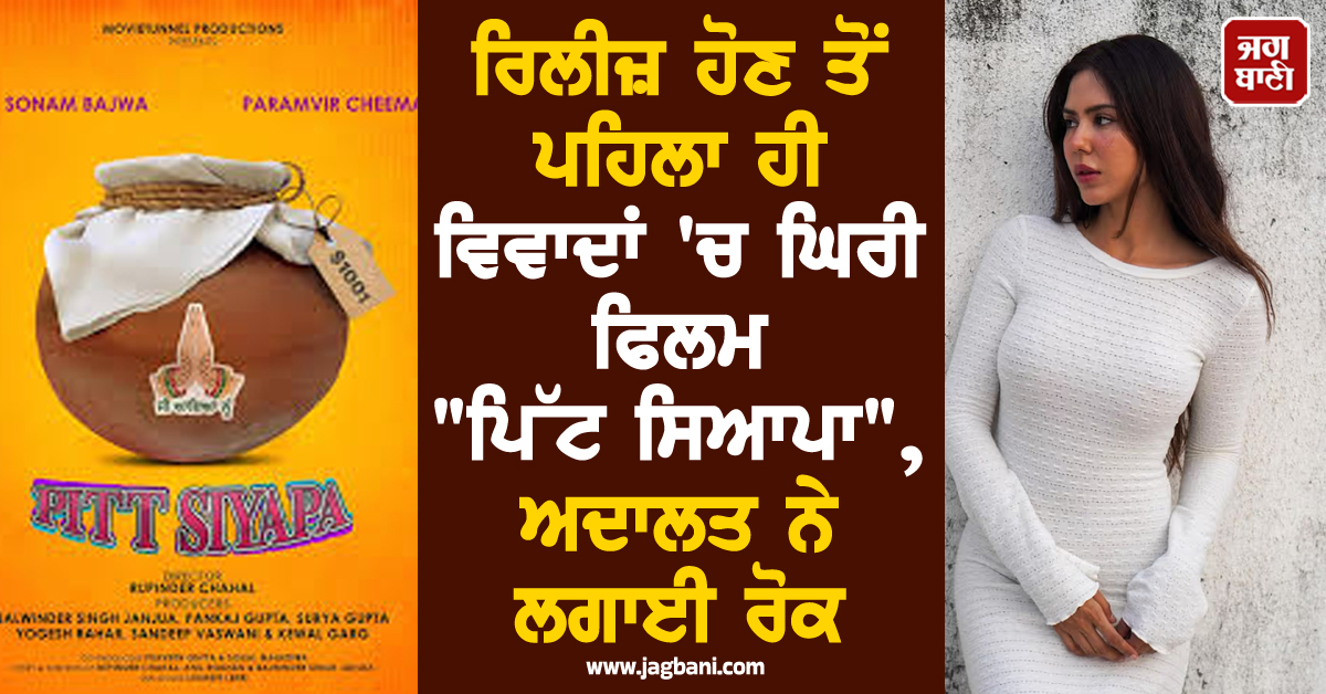 ਰਿਲੀਜ਼ ਹੋਣ ਤੋਂ ਪਹਿਲਾ ਹੀ ਵਿਵਾਦਾਂ 'ਚ ਘਿਰੀ ਫਿਲਮ "ਪਿੱਟ ਸਿਆਪਾ", ਅਦਾਲਤ ਨੇ ਲਗਾਈ ਰੋਕ