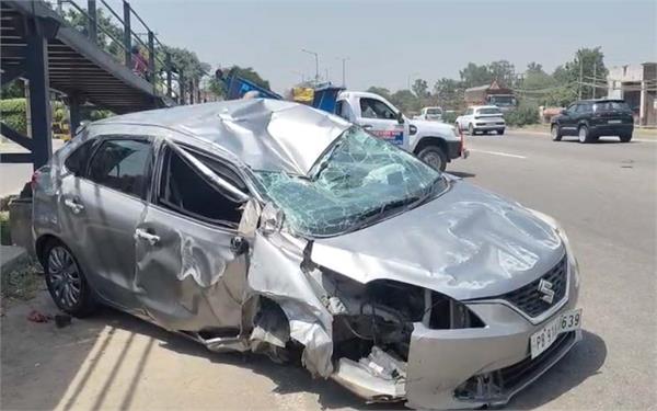 major accident on jalandhar pathankot national highway