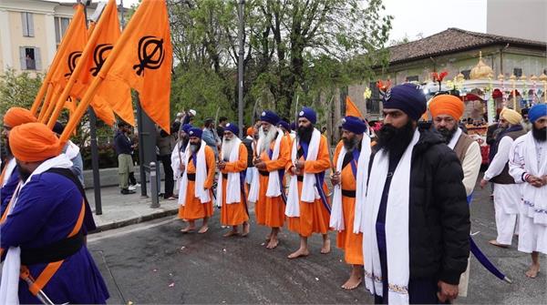 nagar kirtan at castelfranco emilia modena