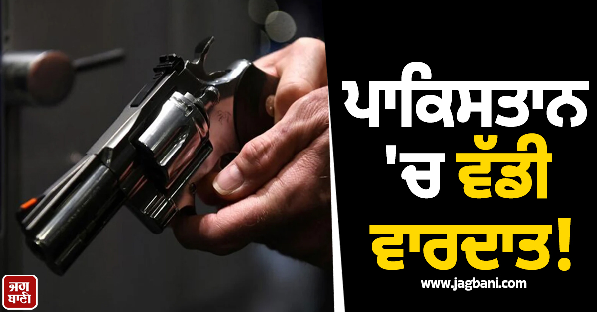 ਪਾਕਿਸਤਾਨ 'ਚ ਵੱਡੀ ਵਾਰਦਾਤ! ਇਕ ਪਰਿਵਾਰ ਦੇ ਚਾਰ ਮੈਂਬਰਾਂ ਦੀ ਗੋਲੀ ਮਾਰ ਕੇ ਹੱਤਿਆ