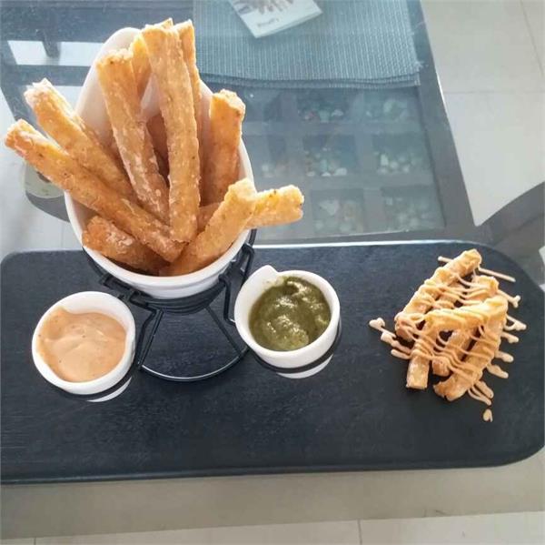 how to make crispy rice fries