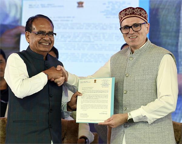 jammu kashmir  road projects  shivraj singh chouhan  omar abdullah