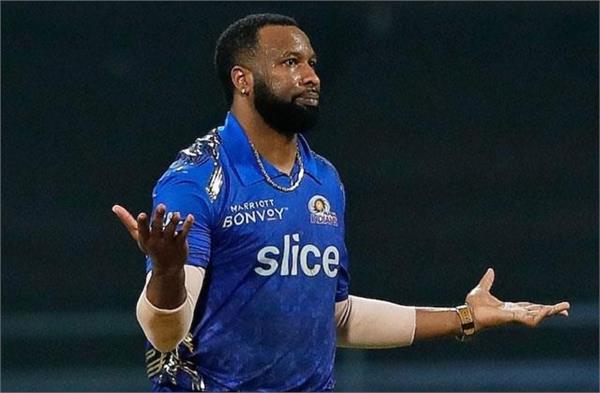 mi vs rcb   kieron pollard  s big statement