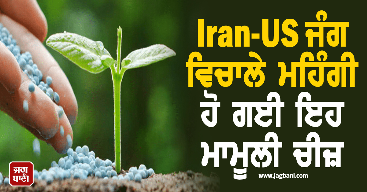 Iran-US ਜੰਗ ਵਿਚਾਲੇ ਮਹਿੰਗੀ ਹੋ ਗਈ ਇਹ ਮਾਮੂਲੀ ਚੀਜ਼, ਕਿਸਾਨ ਤੇ ਜੰਨਤਾ 'ਤੇ ਪੈ ਸਕਦਾ ਇਸਦਾ ਅਸਰ