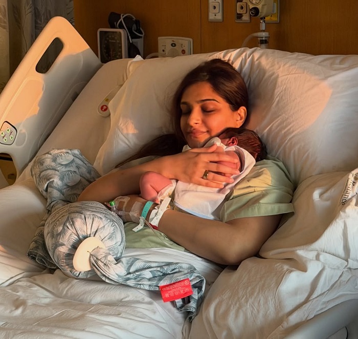 ਦੂਜੀ ਵਾਰ ਮਾਂ ਬਣੀ ਸੋਨਮ ਕਪੂਰ ਨੇ ਸਾਂਝੀ ਕੀਤੀ ਬੇਟੇ ਦੀ ਪਹਿਲੀ ਝਲਕ