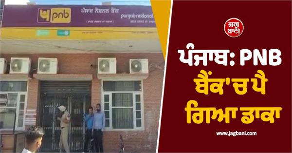 punjab robbery at pnb bank